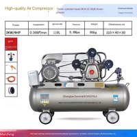 Compresseur d'air électrique à piston portable de 300 litres, haute pression, 220V/380V, moteur de qualité industrielle pour l'industrie de la peinture automobile