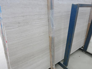 Chiva Stone Natural White Wood Vein Marble Grey Wood Grain Marble Slabs - Product Image 2