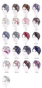 Turban à Volants en Coton pour Femmes, Bandeau Élastique pour Cheveux, Bonnet pour Dames en Gros, Bonnet de Nuit pour Usage Quotidien - Product Image 4