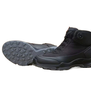 Botas de Senderismo Impermeables para Hombre, Negras, Tacón Bajo, Punta Cerrada, Antideslizantes, Transpirables, para Trabajo al Aire Libre, con Cordones Automáticos y Hebilla Giratoria - Product Image 5