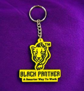 พวงกุญแจโฆษณาส่งเสริมการขายวัสดุทำจากซิลิโคนพีวีซีแบบสัมผัสนุ่มโลโก้ออกแบบได้ตามต้องการ - Product Image 5