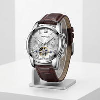 Montre à quartz pour homme, boîtier en alliage, cadran de 40 mm, bracelet en acier inoxydable de 10 mm, résistance à l'eau de 30 m, affichage lumineux des aiguilles, style business décontracté