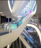 Écran vidéo mural intérieur flexible en verre transparent 6 mm Android LED Kiosk TV 1 pièce tactile pour magasin de détail et signalétique