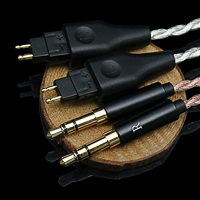 Câbles audio équilibrés HIFI OCC plaqués argent XLR vers double 3,5 mm/HD650 pour équipements audio, amplificateur de puissance, console de mixage, haut-parleur