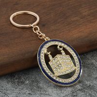 Nouveau design Porte-clés pendentif Festival de la Lune du Moyen-Orient Fabricant de porte-clés en strass