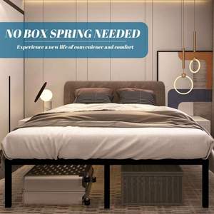 WEKIS Camas de Hierro Modernas y Duraderas con Estructura Minimalista, Tubo Cuadrado Negro, Personalizables para Hoteles, Escuelas, Dormitorios, Apartamentos y Hospitales - Product Image 6