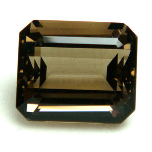 Quartz fumé rond de 6 mm, pierre précieuse en vrac, taille facettée, ovale, poire, octogone, taille calibrée, vente en gros GEMFORTE INC - Product Image 6