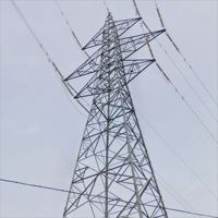 Torre de Transmisión de Acero Galvanizado de 4 Patas con Pernos para Líneas de Alta Tensión e Interconexión de Redes Eléctricas