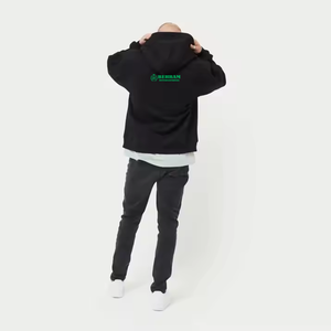 Sudadera con capucha unisex de algodón 100% mezclado, transpirable, de secado rápido, cómoda, de corte regular y hombros caídos, 400 g/m². - Product Image 4