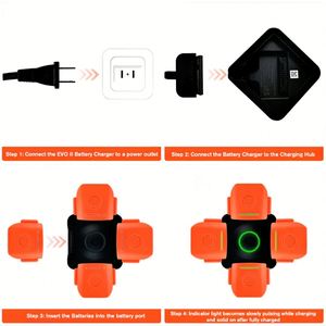 Centro de Carga de Baterías Serie 2 para Drones Robotics 2 PRO, Cargador Dual 8K II 6K 4 en 1, Accesorios para Drones - Product Image 4