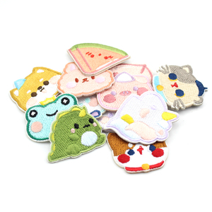 Nam Hàn Quốc Thêu Vải Vải Dây Buộc Chai Nước Keychain Trẻ Em Tên Tag Cho Người Giữ Chìa Khóa Ba Lô Túi Xách Móc Khóa - Product Image 6