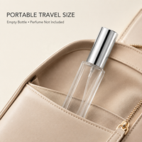 Flacon vaporisateur de parfum portable en verre 5ml 10ml, atomiseur de voyage rechargeable, flacon échantillon de parfum vide