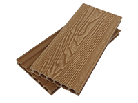 Planche de terrasse en composite WPC de haute qualité et résistante, 138*24 mm, imperméable pour l'extérieur et le jardin