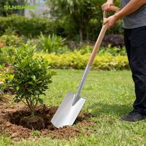 Ánh nắng mặt trời Nhà cung cấp Trung Quốc FSC tro gỗ D xử lý công cụ làm vườn không gỉ Spade và Ngã Ba - Product Image 4