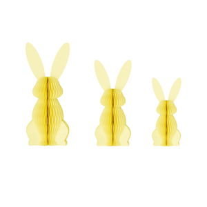 Adorno de Conejo de Pascua 3D de Papel, Formas de Conejo de Panal, Centro de Mesa de Primavera, Decoración Festiva <span class=keywords><strong>para</strong></span> Mesa, Regalo Ecológico al por Mayor - Product Image 2