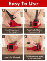 Keukengereedschap Gadgets Groentechopper Aardappelchips Snijder Handleiding Dicer Chips Cutter Handmatige Snijder Aardappel Voedsel Chopper Dicer