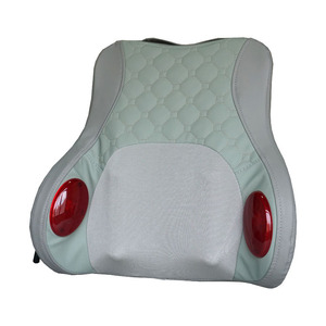 Cervical Massage Pillow With Vibration And Heat For Neck Waist Shoulder Back Usb Powered PU Leather Reclining Pillow - Product Image 4