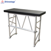 Table de mixage DJ portable pliable en aluminium pour événements et concerts