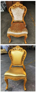 Hot Selling Italian Style Gold Color Resin <b>Plastic</b> Restaurant <b>Chair</b> Stacking Luxury Louis <b>Chair</b> for Hotel Use - Product Image 6