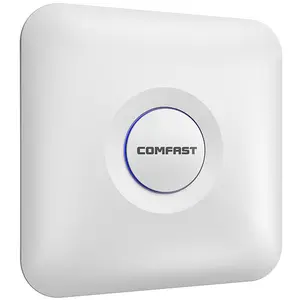Venta caliente COMFAST 2 V2 POE fuente de alimentación interior Wifi hotspots Gigabit Dual Band 1300Mbps Punto de Acceso de techo