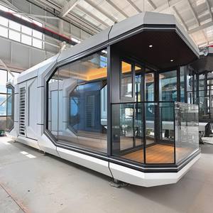 D7 kapsul ruang angkasa Modern struktur baja portabel kapsul ruang angkasa ramah lingkungan rumah bergerak kapsul ruang pintar rumah prefabrikasi - Product Image 1