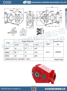 ND Standard trattore tappeto erboso riduttore riduttori (D200) ghisa 100% testato - Product Image 6