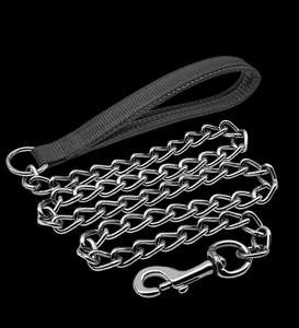 Laisse de promenade pour chiens et chats - 5 pieds de long - Noir - Product Image 2