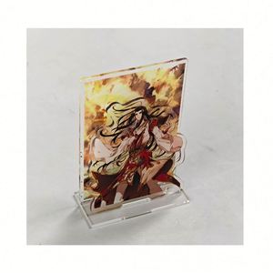 พวงกุญแจการ์ตูนโฮโลแกรมพลาสติกใสพิมพ์ลายอะคริลิค - Product Image 1