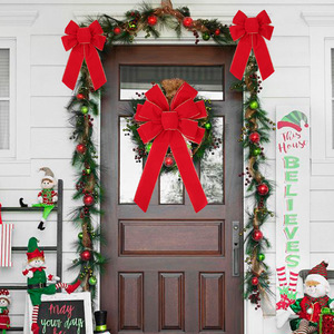 Cinta roja de Navidad para decoraciones de árboles de Navidad, envoltura de regalos, guirnaldas para fiestas de boda, corona de Navidad y manualidades DIY - Product Image 5