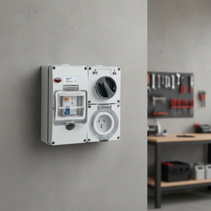 AS/NZS3112 SAA Approved Industrial 250V 15A 3 Pin <strong>RCD</strong> Switch <strong>Socket</strong> <strong>Plug</strong> with <strong>Socket</strong> - Product Image 1