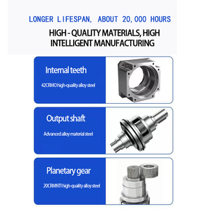 PF60-L1 nhỏ bánh răng Hành Tinh hộp mô-men xoắn cao tiếng ồn thấp bánh răng Hành Tinh giảm thép bền cho máy móc CNC hộp số sản phẩm - Product Image 4