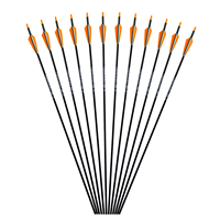 Flèches de chasse en gros pour arc classique à poulies 6.2mm ID flèches en carbone pour le tir à la cible
