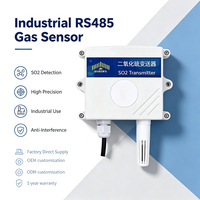 Capteur de gaz SO2 haute précision RS485 Modbus RTU, détecteur de dioxyde de soufre pour la surveillance environnementale