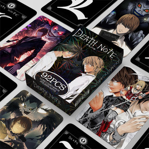 92 Pezzi Carte Fotografiche <span class=keywords><strong>Anime</strong></span> Death <span class=keywords><strong>Note</strong></span>, Piccoli Adesivi, Carte Regalo Olografiche in Scatola, LOMO Fronte-Retro - Product Image 1