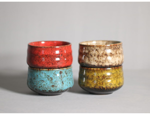 Vintage Red Ceramic Gaiwan Teaware Cup <b>Set</b> Opening Chawan Tureen for Chinese <b>Mugs</b> - Product Image 6