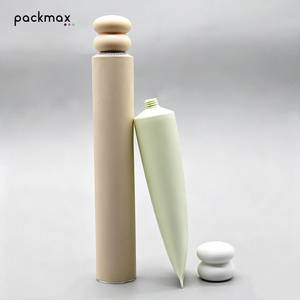 Ensemble de tubes cosmétiques personnalisés – Tubes compressibles en aluminium/plastique avec bouchons à billes, emballage pour crème pour les mains et soins de la peau - Product Image 2