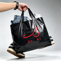 Sac non tissé à poignée découpée en D, personnalisé avec logo, pour salon professionnel