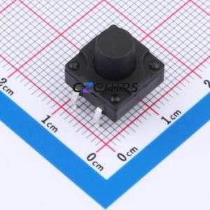 TSW12111-110B511BA Tactile Switch Through hole-4P,11.7x11.5mm Switch Single Pole Single Throw Round Button 2.8N 11.7mm - Product Image 1