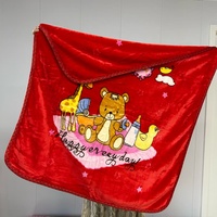 Tiermuster Babydecke und Weiche Textur Kinder Flanelldecke