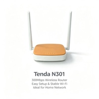 Router Tenda N301 de 300Mbps, Router WiFi Económico de 2 Antenas, Repetidor WISP, Router Tenda N301, N318, N300 Usado, Venta al Por Mayor de Fábrica China