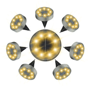 Lampe solaire étanche au sol, décoration souterraine, patio paysager, pour pelouse, cour, chemin, jardin, LED - Product Image 6