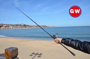 Canne à pêche sur glace en fibre de carbone KEKAXI Modèle 823 2.1m/2.28m/2.4m, action moyenne, puissance élevée, pour la pêche en lac, en rivière, en mer et en eau salée, idéale pour les voyages. - Product Image 6
