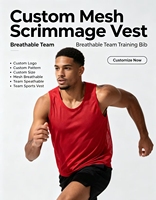 Maillots d'entraînement en mesh pour équipes – Football, basketball, jeunes, adultes, enfants – Chasubles et dossards pour activités sportives et soccer