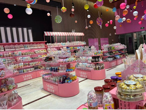 <span class=keywords><strong>Temu</strong></span> Iced Bubble Tea & Coffee Station Showcase Shop-Like Cake Display Kiosk Stands para Mall - Product Image 3