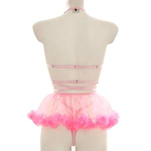 Lencería Sexy de <span class=keywords><strong>Anime</strong></span> para Mujer, Disfraz de Cosplay, Lencería Sexy Brillante para Fiesta de Halloween - Product Image 6