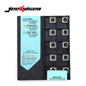 Inserto de carburo Jeekvisen SPMG090408-TG JS115P para herramienta de torno CNC, para torneado, corte y mecanizado. - Product Image 4