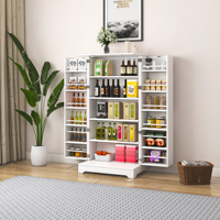 Buffet en bois de luxe extra large Grand buffet blanc à 2 portes Armoire de rangement pour la cuisine ou la salle à manger Design moderne Prix