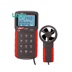 Medidor de Velocidad del Viento y Temperatura Uni-t UT361/362, Portátil Lexso - Product Image 1