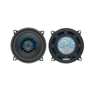 Woofer Mobil 5 Inci, Pengeras Suara Mobil 5 Inci 15 Watt 4 Ohm Jarak Menengah, Speaker Audio Mobil Sensitivitas Tinggi untuk Sistem Penguat Mp3 Mobil