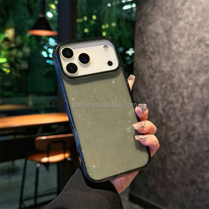 Nouvelle <span class=keywords><strong>coque</strong></span> de téléphone <span class=keywords><strong>transparente</strong></span> rose brillante antichoc pour 17 <span class=keywords><strong>Pro</strong></span> Max & AIR, prix d'usine, 2025 - Product Image 3